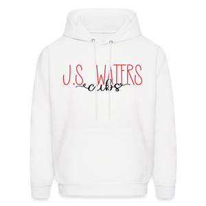 JS Waters Text Hoodie - white