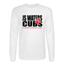 Load image into Gallery viewer, JS Waters Text W/ Paw Long Sleeve - white