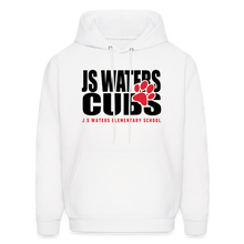 Load image into Gallery viewer, JS Waters Text W/ Paw Hoodie - white