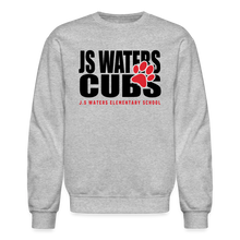 Load image into Gallery viewer, J.S. Waters Text W/ Paw Sweatshirt - heather gray