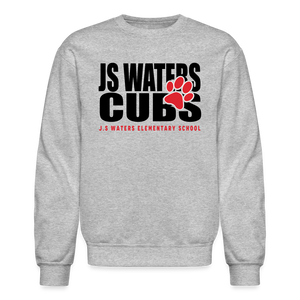 J.S. Waters Text W/ Paw Sweatshirt - heather gray