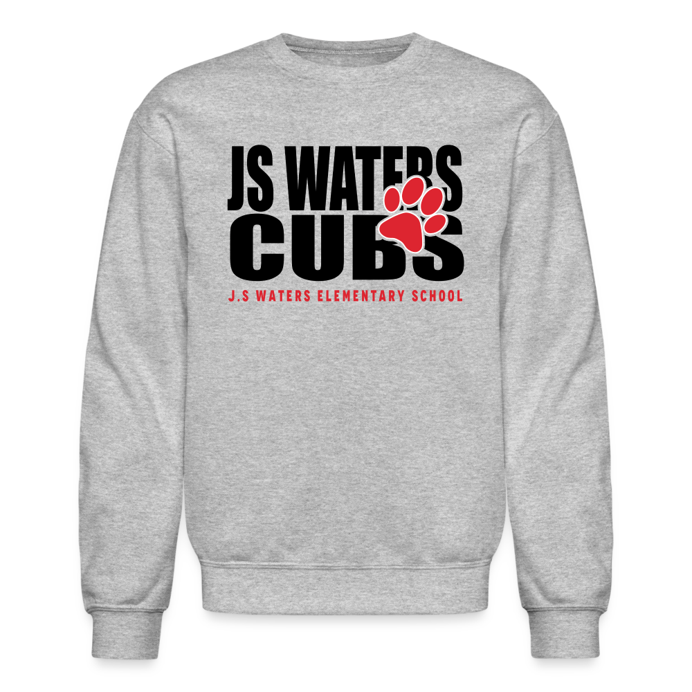 J.S. Waters Text W/ Paw Sweatshirt - heather gray