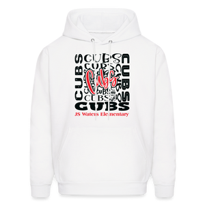 JS Waters Typography Hoodie - white